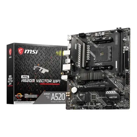 MSI MAG A520M VECTOR WIFI AM4 Micro-ATX Motherboard