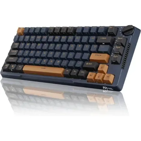 RK ROYAL KLUDGE H81 Hot Swappable Mechanical Keyboard Star Night SkyCyan Switch