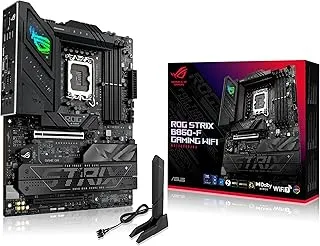 ASUS ROG Strix B860-F Gaming WiFi Motherboard Socket Intel LGA 1851 (Intel B860, ATX, DDR5 Memory, PCIe 5.0, WiFi 7, 3X PCIe 4.0 M.2, Aura Sync)