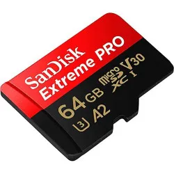 SanDisk Extreme PRO 64GB microSDXC UHS-I Card (SDSQXCY-064G-GN6MA)