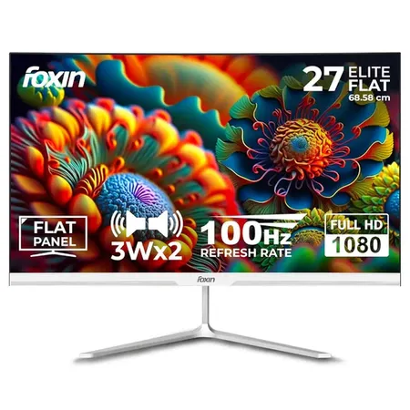 Foxin Elite Series 27" 100Hz 1ms FHD IPS Panel Flat LED Monitor