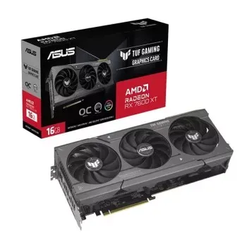 ASUS TUF Gaming Radeon RX 7600 XT OC Edition 16GB GDDR6 Graphic Card TUF-RX7600XT-O16G-Gaming