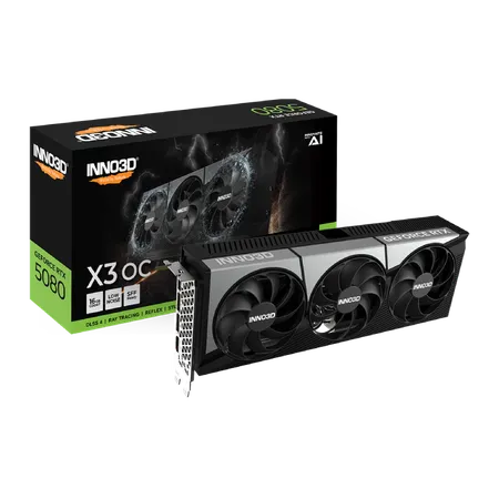 Inno3D GeForce RTX 5080 X3 OC 16GB - Black...