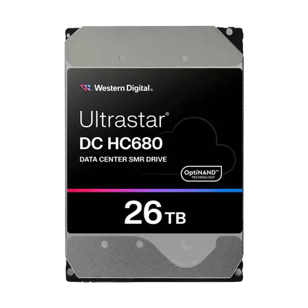 Western Digital Ultrastar DC HC680 26TB 3.5" SATA 7200RPM Data Center Enterprise NAS Hard Drive