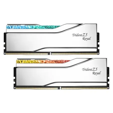 G.SKILL Trident Z5 Royal RGB 32GB ( 16GB x 2 ) 7600MHz DDR5 RAM ( Silver ) ( CL36 )