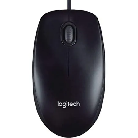 Logitech M90 Wired USB Mouse (Black)