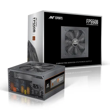 ANT ESPORTS 550W FP550B 80 PLUS BRONZE NON MODULAR SMPS