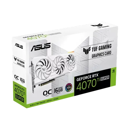 ASUS TUF Gaming GeForce RTX 4070 Ti Super 16GB Nvidia Graphic Card White