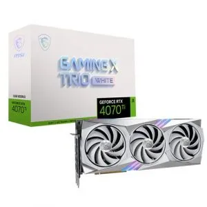 MSI GeForce RTX 4070 Ti Gaming X Trio White 12GB Nvidia Graphic Card
