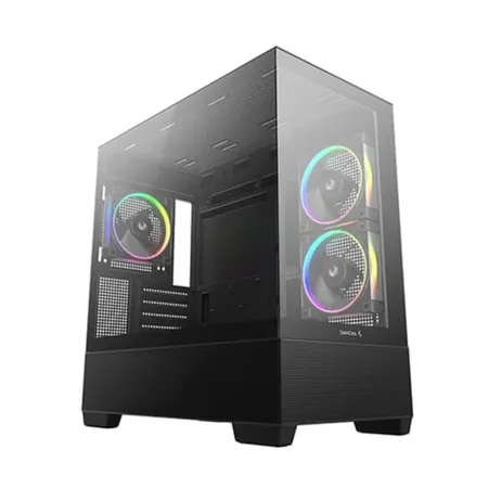 DEEPCOOL CG380 3F ARGB MATX Mid Tower Cabinet ( Black )