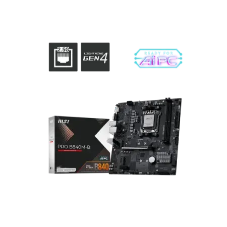 MSI PRO B840M-B m-ATX AMD Motherboard