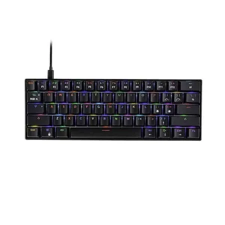 REDRAGON K614 Anivia 60% Mechanical Wired Gaming Keyboard ( Black ) ( Red Linear Switches )