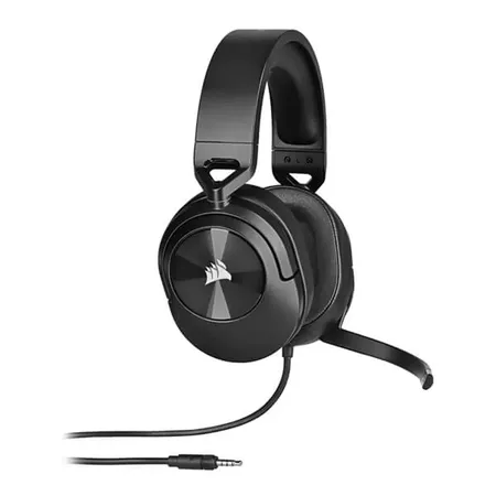 CORSAIR HS55 Wired 7.1 Surround Gaming Headphone With Mic ( Carbon ) ( PC/PS5/PS4/Xbox )