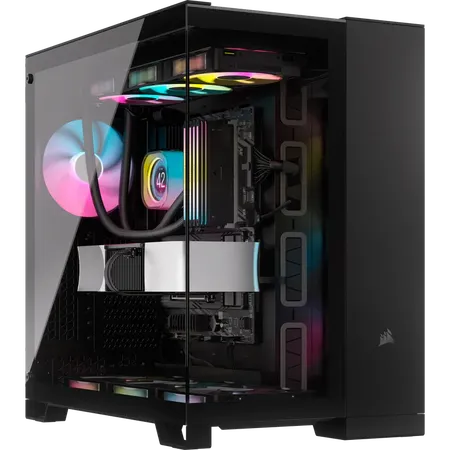 CORSAIR 6500X ATX Mid Tower Dual Chamber Cabinet (Black)