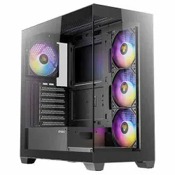 Antec CX300 ARGB Mid Tower Gaming Cabinet Black with 4 x 120MM ARGB Pre-Installed Fans