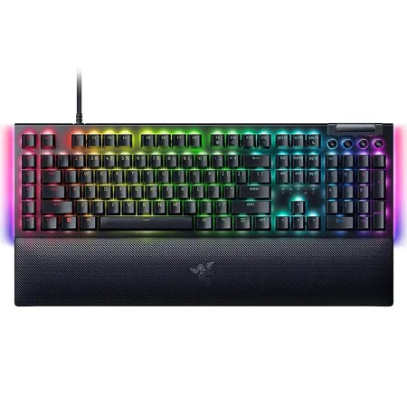 RAZER BlackWidow V4 75% Hot-Swappable Mechanical Wired Gaming Keyboard (Black) (Orange Switch) (Tactile Switch) (RZ03-05000100-R3M1)