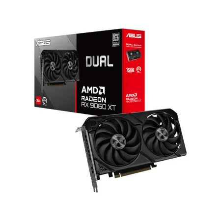 Asus Dual RX 9060 XT 16GB GDDR6 Graphics Card (DUAL-RX9060XT-16G)
