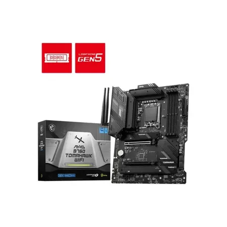 MSI MAG B760 Tomahawk WIFI DDR4 Intel Motherboard Supports Intel 12th , 13th & 14th Gen Processors