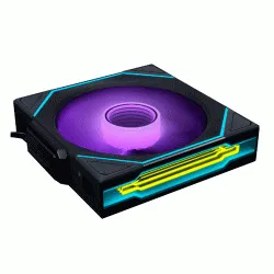 Lian Li Uni Fan SL-INF Wireless 120 Reversed Blade 120mm Single Pack Case Fan - Black