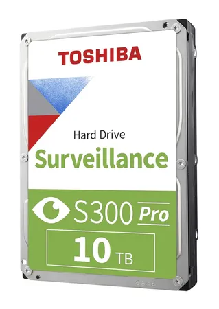 Toshiba S300 Pro 10TB 3.5" SATA 6 Gb/s 7200 RPM Surveillance Internal Hard Drive