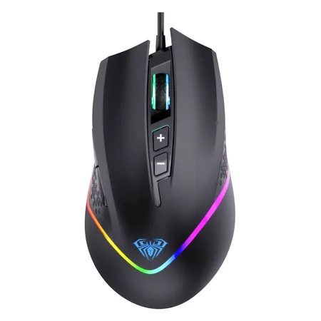 Aula F815 12800DPI Rainbow 7 Keys Macro Optical Gaming Gaming Gaming Mouse