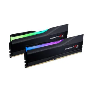 GSKILL TRIDENT Z5 RGB (INTEL XMP) 32GB (2 X 16GB) SDRAM DDR5-6000 CL30-40-40-96 1.35V DUAL CHANNEL DESKTOP MEMORY/RAM F5-6000J3040F16GX2-TZ5RK (BLACK)