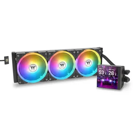 Thermaltake MAGCurve 360 Ultra ARGB Sync AIO Liquid Cooler Snow Edition (CL-W454-PL12SW-A)
