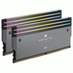 Corsair DOMINATOR TITANIUM RGB 32GB (2x16GB) DDR5 DRAM 6000MHz CL30 Memory Kit Grey (CMP32GX5M2B6000Z30)