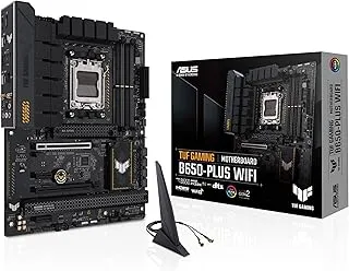 ASUS TUF Gaming B650-PLUS WiFi AMD Ryzen™ AM5 ATX Motherboard, 14 Power Stages, PCIe® 5.0 M.2 Support, DDR5 Memory, WiFi 6 and 2.5 Gb Ethernet, USB4® Support and Aura Sync