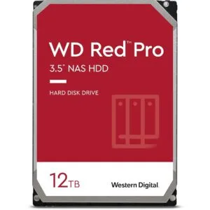 Western Digital WD Red Pro 12TB 3.5" SATA 7200RPM NAS Internal Hard Disk Drive