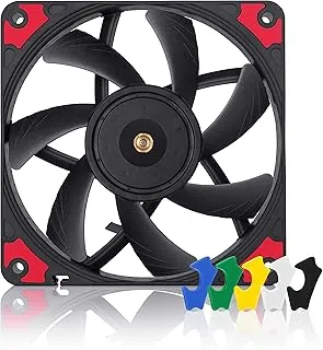 Noctua Chromax Black Swap 120mm 1850RPM PWM Computer Case Fan w/Anti-Vibration Pads