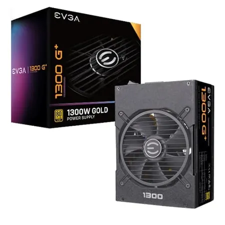 EVGA SuperNova 1300 G Plus ATX 3.1 1300 Watt Gold Fully Modular SMPS