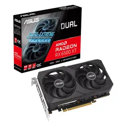 ASUS Dual Radeon RX 6500 XT OC V2 Edition 4GB GDDR6 Graphic Card DUAL-RX6500XT-O4G-V2
