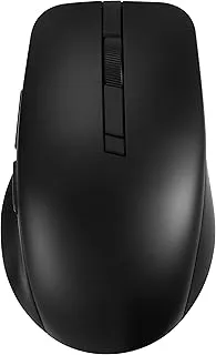 ASUS MD200 Mouse, Easy to Carry Wireless Mouse, 4200 DPI, Multi Device Connect/Bluetooth, USB Silent Mouse (Star Black)