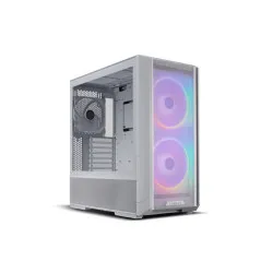 Lian Li Lancool 216 Rgb E-Atx Mid Tower Cabinet With Tempered Glass Side Panel (White) (G99-LAN216RW-IN)