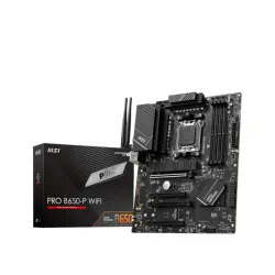 MSI Pro B650-P WiFi DDR5 AMD AM5 ATX DDR5 WiFi 6E PCIe 4.0 Gaming Motherboard