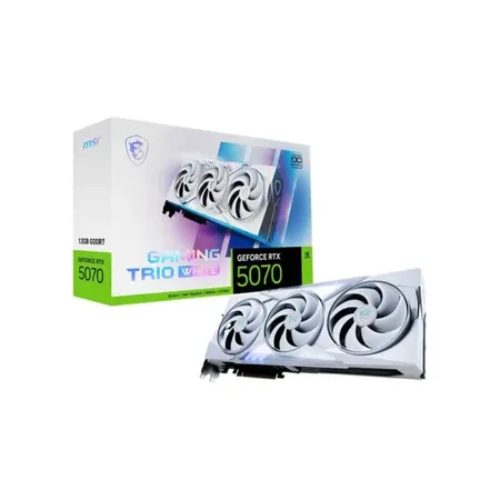 MSI RTX 5070 Gaming Trio OC 12GB GDDR7 Graphic Card White
