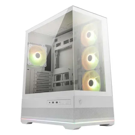 MSI Mag Pano 110R PZ Mid Tower ATX Cabinet (White)