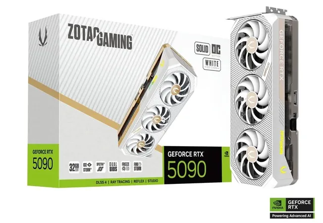 Zotac Gaming RTX 5090 Solid Oc 32Gb GDDR7 White Edition Graphics Card (ZT-B50900Q-10P)
