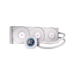 Corsair Nautilus 360 RS LCD Liquid CPU Cooler - White