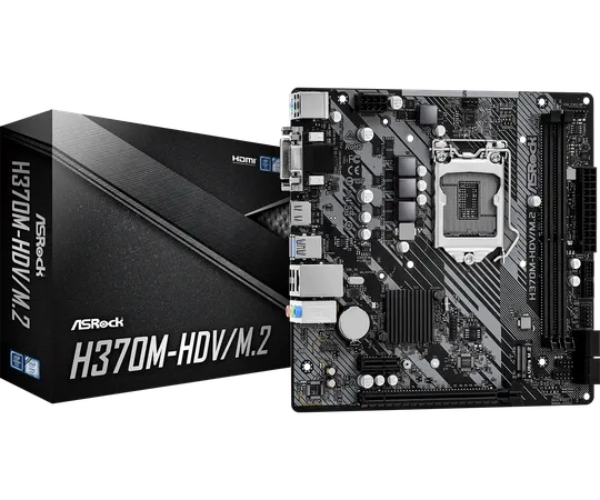 ASROCK H370M-HDV/M.2 DDR4 MOTHERBOARD