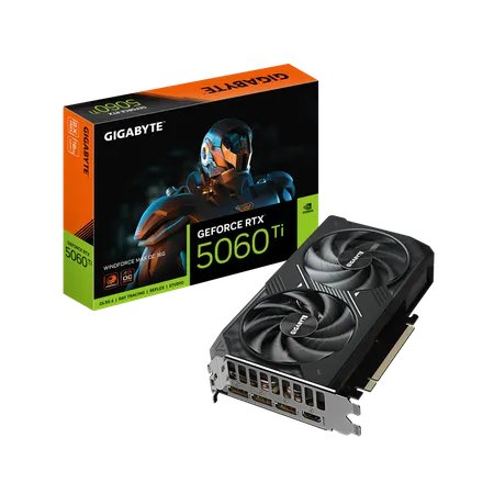 Gigabyte RTX 5060 Ti Windforce Max OC 16GB Graphics Card (GV-N506TWF2MAX OC-16GD)