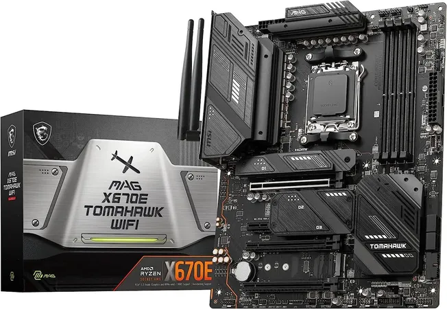 Msi Mag X670E Tomahawk Wifi Am5 Atx Motherboard (MAG-X670E-TOMAHAWK-WIFI)