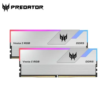 PREDATOR VESTAII DDR5 RGB U-DIMM 6000MHZ 64GB (32GB*2) BLACK