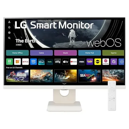 LG 25SR50F-W 24.5" Full HD IPS MyView Smart Monitor with webOS Built-in Speakers