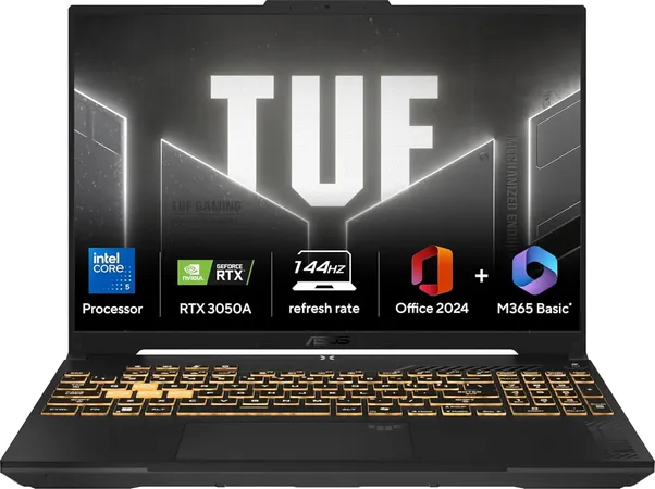 ASUS TUF GAMING F16 FX607VB-RL087WS [CORE5-210H/16GB/512GB SSD/WIN11 HOME+MSO/16.0"/4GB-RTX3050A GRAPHICS/1 YEAR(S)/GREY]