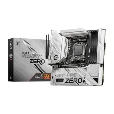 Msi B650M Project Zero Wifi Am5 Micro Atx Motherboard (B650M-PROJECT-ZERO)