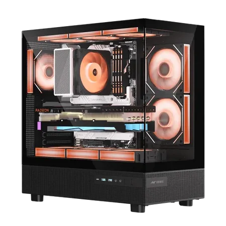 Ant Esports Crystal X6 ARGB ATX Mid Tower Case