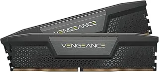CORSAIR Vengeance DDR5 RAM 32GB (2x16GB) 6400MHz CL36-48-48-104 1.35V AMD Expo Intel XMP 3.0 Desktop Computer Memory – Gray (CMK32GX5M2B6400Z36)