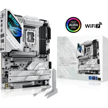 Asus ROG STRIX Z890-A Gaming WIFI DDR5 ATX Intel Motherboard Supports Core Ultra Processors (Series 2) LGA1851 Socket
